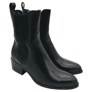 Stivaletto pelle donna Mjus Nero - L48205 -