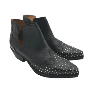 Stivaletto pelle texano Zoe Nero  - Dakota 04 -