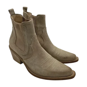 Stivaletto texano pelle donna FRU.IT Taupe - 9136 -