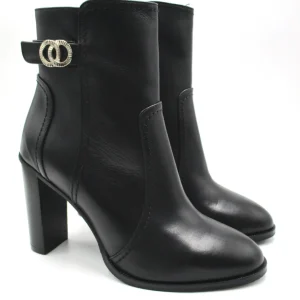 Stivaletto pelle donna Albano 1029 nero