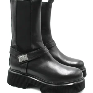 Stivaletto pelle donna Albano 2009 nero