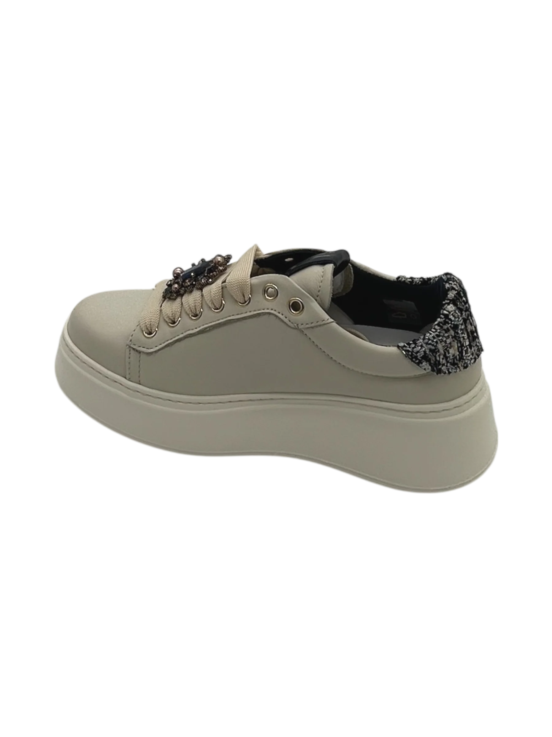 Sneakers pelle donna GIO+ Panna Chic - PIA 424 A - - immagine 5