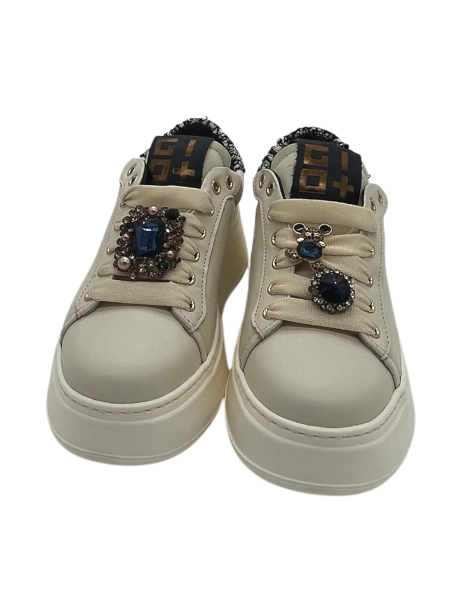 Sneakers pelle donna GIO+ Panna Chic - PIA 424 A - - immagine 4