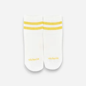 Victoria Calze Donna Barefoot Algodón Rayas Amarillo 9226042-50