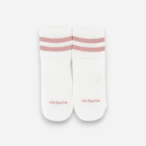 Victoria Calze Donna Barefoot Algodón Rayas Rosa 9226042-42