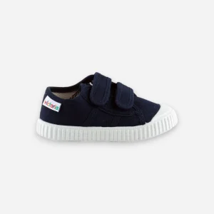 Victoria Sneakers Kids Basket Tiras Lona Marino 136606-30