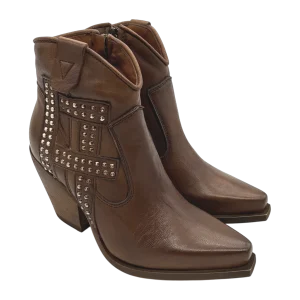 Stivaletto pelle texano Zoe Cuoio  - Cayo 21 -