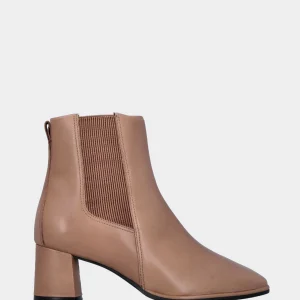 Beatles in nappa beige con fasce elasticizzate laterali