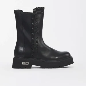 Anfibio Slash Donna in Pelle con Zip Laterale