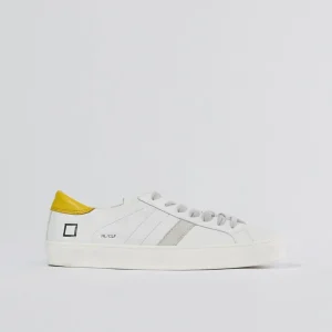 Sneakers Hill Low in Pelle e Suede White Yellow