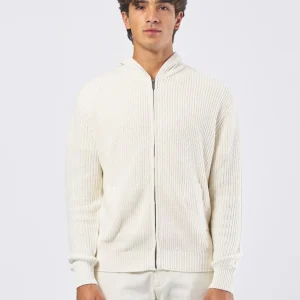 Cardigan Uomo Haywood con Cappuccio a Costine