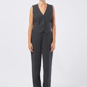 Pantalone Joandra Regular Flanella Stretch