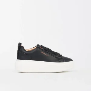 Sneakers Alte Donna Stone High in Pelle Nera
