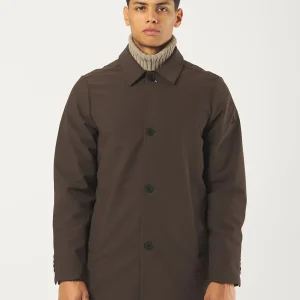 Trench Tecnico Uomo Tech Bonded Idrorepellente Moro