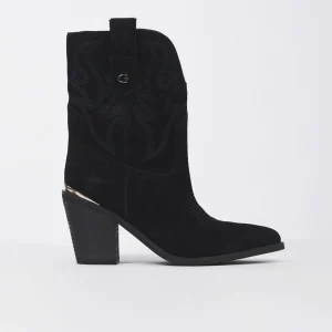 Stivaletto con Zeppa Saleem in Pelle Scamosciata