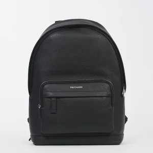 Zaino Uomo Grande in Pelle Naturale Nera
