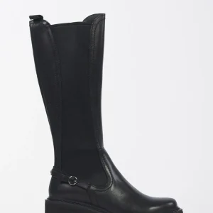 Stivali Anfibi da Donna Grace in Pelle Nera