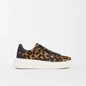 Sneaker Donna Elbina8 in Pelle Stampa Animalier
