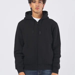 Felpa Uomo Full Zip con Cappuccio in Puro Cotone