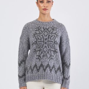 Maglia Donna Ciad in Misto Mohair con Lurex