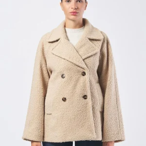 Cappotto Doppiopetto Accorto in Jersey Tecnico