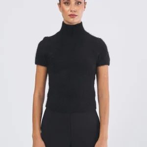 Top a Collo Alto Agnes in Misto Alpaca