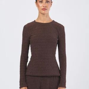 T-shirt Samoa in Jersey di Cotone Cloqué