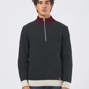 Maglia Uomo V2 Brand Cotone Antracite Regular Fit