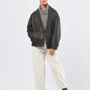 Pantalone Carrot Fit Avorio in Cotone Stretch Comfort