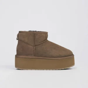 Stivaletto Stinger Micro Flatform in Montone Rovesciato